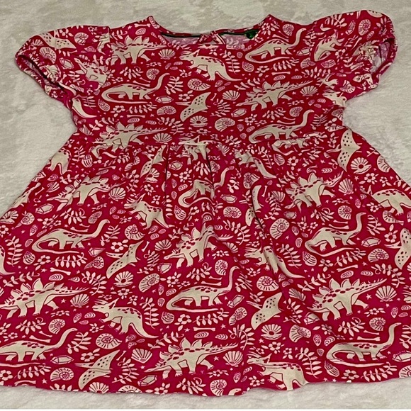 Mini Boden Puff Sleeve Jersey Dress - Picture 1 of 2